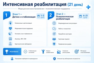 Реабилитация за 21 день в Ижевске